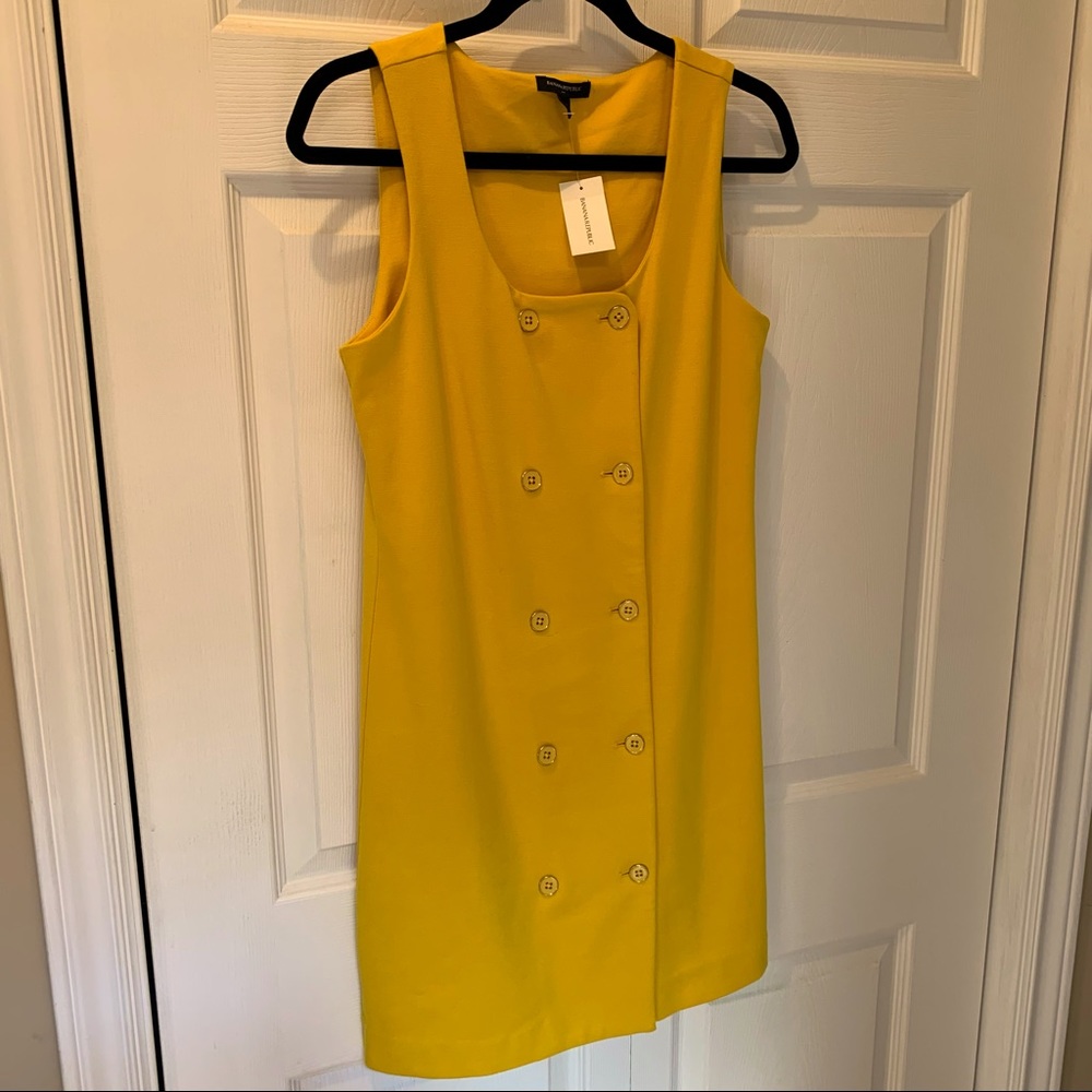 NWT Banana Republic Marigold Dress/Vest. Sz. Small